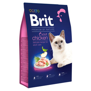 BRIT Premium by Nature Adult Chicken granule pro kočky 1 ks, Hmotnost balení: 8 kg