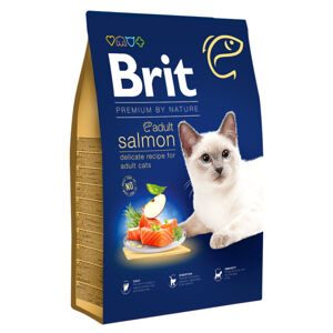 BRIT Premium by Nature Adult Salmon granule pro kočky 1 ks, Hmotnost balení: 8 kg
