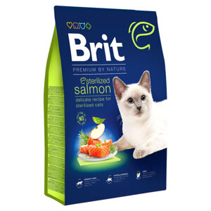 BRIT Premium by Nature Sterilized Salmon granule pro kočky 1 ks, Hmotnost balení: 8 kg