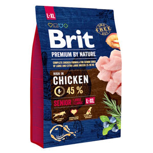 BRIT Premium by Nature Senior L+XL granule pro psy 1 ks, Hmotnost balení: 15 kg