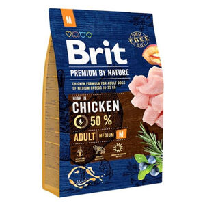 BRIT Premium by Nature Adult M granule pro psy 3 kg