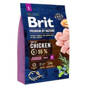 BRIT Premium by Nature Junior S granule pro psy 3 kg