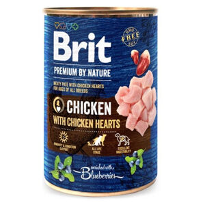 BRIT Premium by Nature Chicken & Hearts konzerva pro psy 1 ks, Hmotnost balení: 800 g