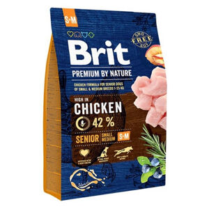 BRIT Premium by Nature Senior S+M granule pro psy 1 ks, Hmotnost balení: 8 kg