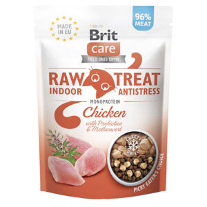 BRIT Raw Treat Cat Indoor&Antistress Chicken pamlsky pro kočky 40 g