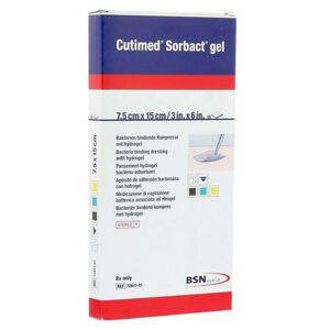 BSN MEDICAL Cutimed sorbact gel 7.5 x 15 cm 10 ks 7261101