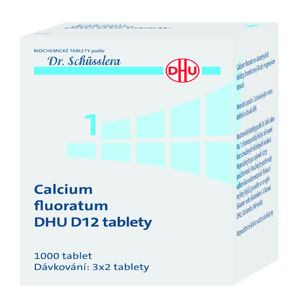 DR. SCHÜSSLERA Calcium fluoratum DHU D12 No.1 1000 tablet