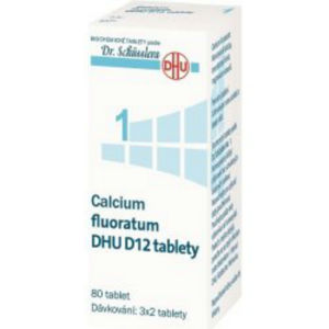 DR. SCHÜSSLERA Calcium fluoratum  DHU D12 No.1 80 tablet