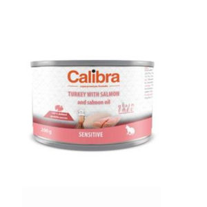 CALIBRA Cat Sensitive krůta a losos konzerva pro kočky 200 g