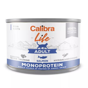 CALIBRA Life konzerva Adult Salmon pro kočky 200 g