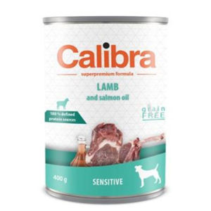 CALIBRA Dog  konzerva Sensitive jehněčí 400 g