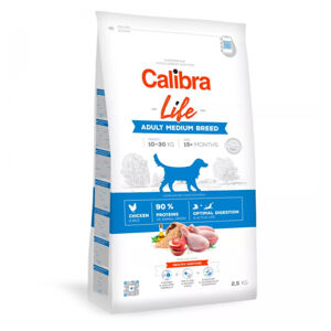 CALIBRA Life Adult Medium Breed Chicken pro psy středních plemen 2,5 kg