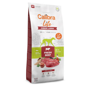 CALIBRA Life Fresh Beef Junior Large granule pro psy 1 ks, Hmotnost balení: 12 kg