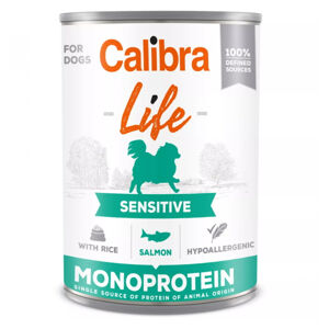 CALIBRA Life konzerva Sensitive Salmon with rice pro psy 400 g