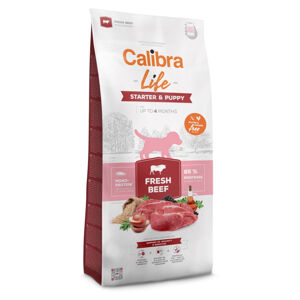 CALIBRA Life Fresh Beef Starter & Puppy granule pro štěňata 1 ks, Hmotnost balení: 12 kg