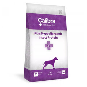 CALIBRA Veterinary Diets Ultra Hypoallergenic Insect granule pro psy, poškozený obal