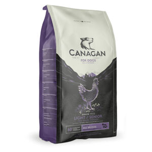CANAGAN Light/senior granule pro psy, Hmotnost balení: 6 kg