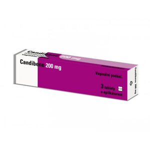 CANDIBENE Vaginální tabletky 200 mg 3 tablety