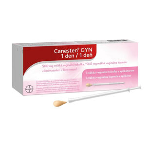 CANESTEN GYN 1 den 500 mg měkká vaginální tobolka