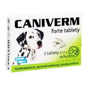 CANIVERM Forte 0,7 g 2 tablety