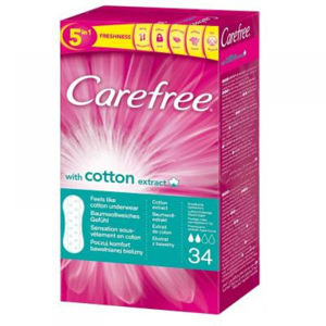 CAREFREE Slip Cotton 34 kusů