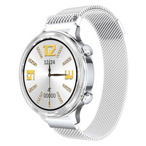 CARNEO Gear+ Deluxe chytré hodinky stříbrné