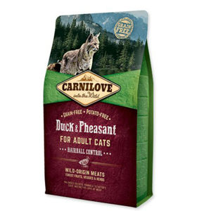 CARNILOVE Duck & Pheasant Hairball Contr granule pro kočky 1 ks, Hmotnost balení: 2 kg