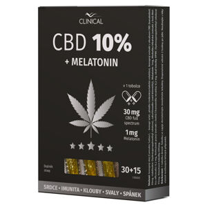 CLINICAL CBD 10% + melatonin 30+15 tobolek