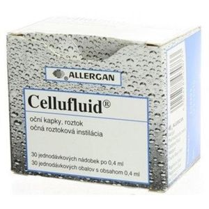 ALLERGAN Cellufluid oční kapky 2mg 30 x 0,4 ml