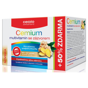 CEMIO Multivitamin+zázvor 30+10 tablet