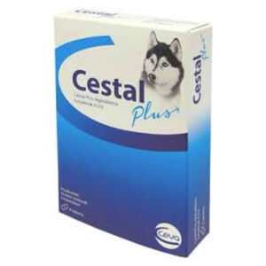 CESTAL Plus 50/144/ žvýkací tablety pro psy 200 mg 8 tablet, poškozený obal