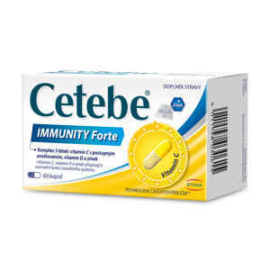 CETEBE Immunity forte 60 kapslí, poškozený obal