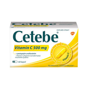 CETEBE Vitamin C 500 mg 60 kapslí