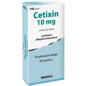 CETIXIN 10 mg 10 potahovaných tablet