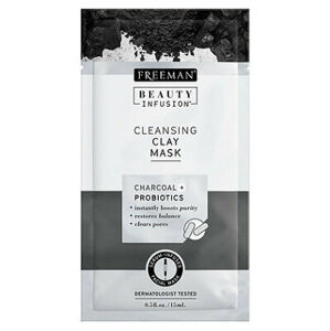 FREEMAN Čisticí jílová maska Aktivní uhlí a probiotika Beauty Infusion 118 ml