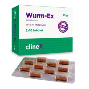 CLINEX Wurm-Ex 20 tobolek, poškozený obal