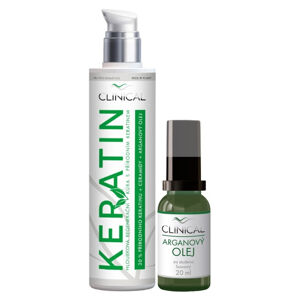 CLINICAL Keratin kúra 100 ml + Arganový olej 20 ml