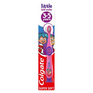 COLGATE Dětský zubní kartáček Little Kids Smiles pro děti ve věku 3-5 let 1ks