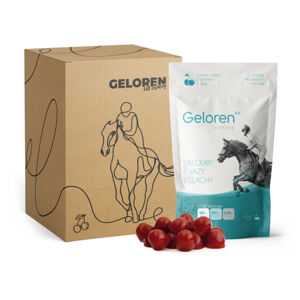 CONTIPRO Geloren HA kloubní výživa pro koně višňová 1350 g, poškozený obal