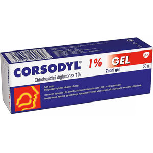 CORSODYL 1% Zubní gel 50 g