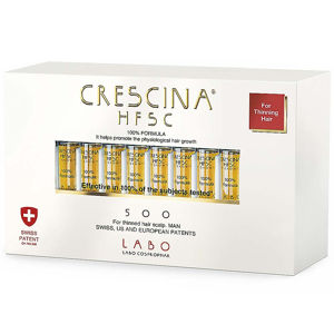 CRESCINA HFSC 100% Péče pro podporu růstu vlasů (stupeň 500) - Muži 20x3,5 ml
