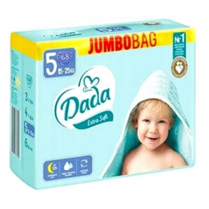 DADA Extra soft velikost 5 JUNIOR, 15‑25kg, 68 kusů JUMBOBAG
