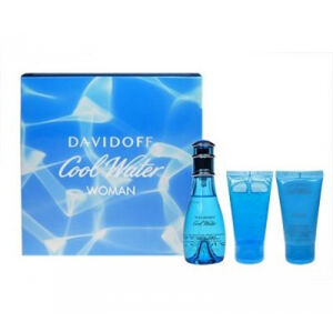 Davidoff Cool Water Toaletní voda 50ml Edt 50ml + 50ml tělové mléko + 50ml sprchový gel