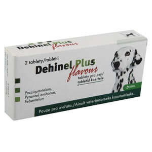 DEHINEL Plus Flavour tablety pro psy 2 ks, poškozený obal