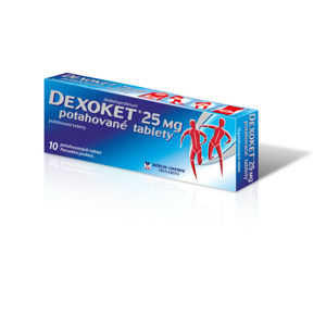 DEXOKET 25 mg 10 tablet II
