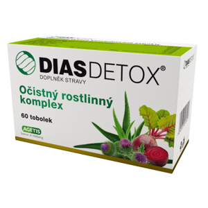 DIAS DETOX Očistný rostlinný komplex 60 tobolek