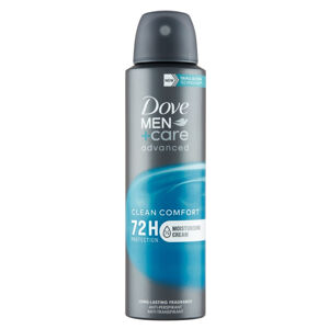 DOVE Men+Care Advanced Clean Comfort Antiperspirant sprej 150 ml