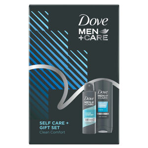 DOVE Men+ Care Clean Comfort Sprchový gel 250 ml + Deodorant 150 ml Vánoční balíček pro muže