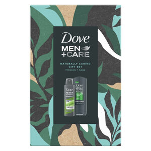 DOVE Men+ Care Minerals & Sage Sprchový gel 250 ml + Antiperspirant 150 ml Vánoční balíček pro muže