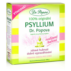 DR. POPOV Psyllium vláknina 500 g, poškozený obal